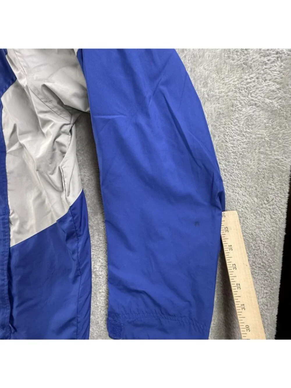 New York Giants Jacket Mens Large Blue NFL Football Reebok On Field Windbreaker